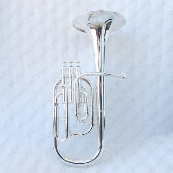 High End Silver Plated Tenor Horn Chinese Factory Direct Sale Famous Brand Alto Trumpet Copy