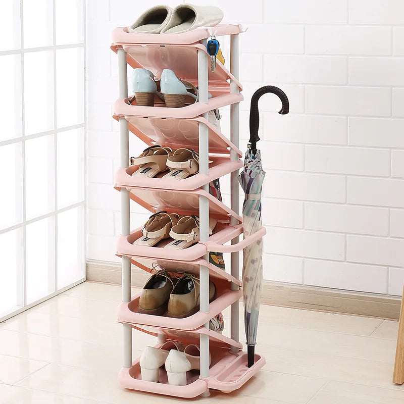 Hot Sale in 2021 Living 6 Layer Shoe Rack Box Organizer Bracket Organizer Shoe Racks