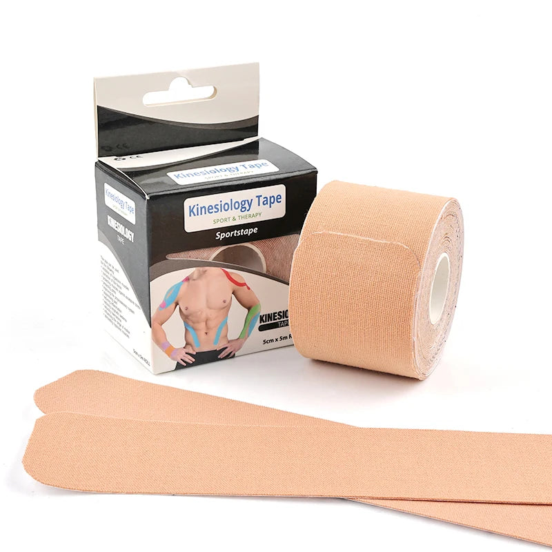 Sports Athlete Training Kinesiogy Pre-Cut Kinesiology Tape