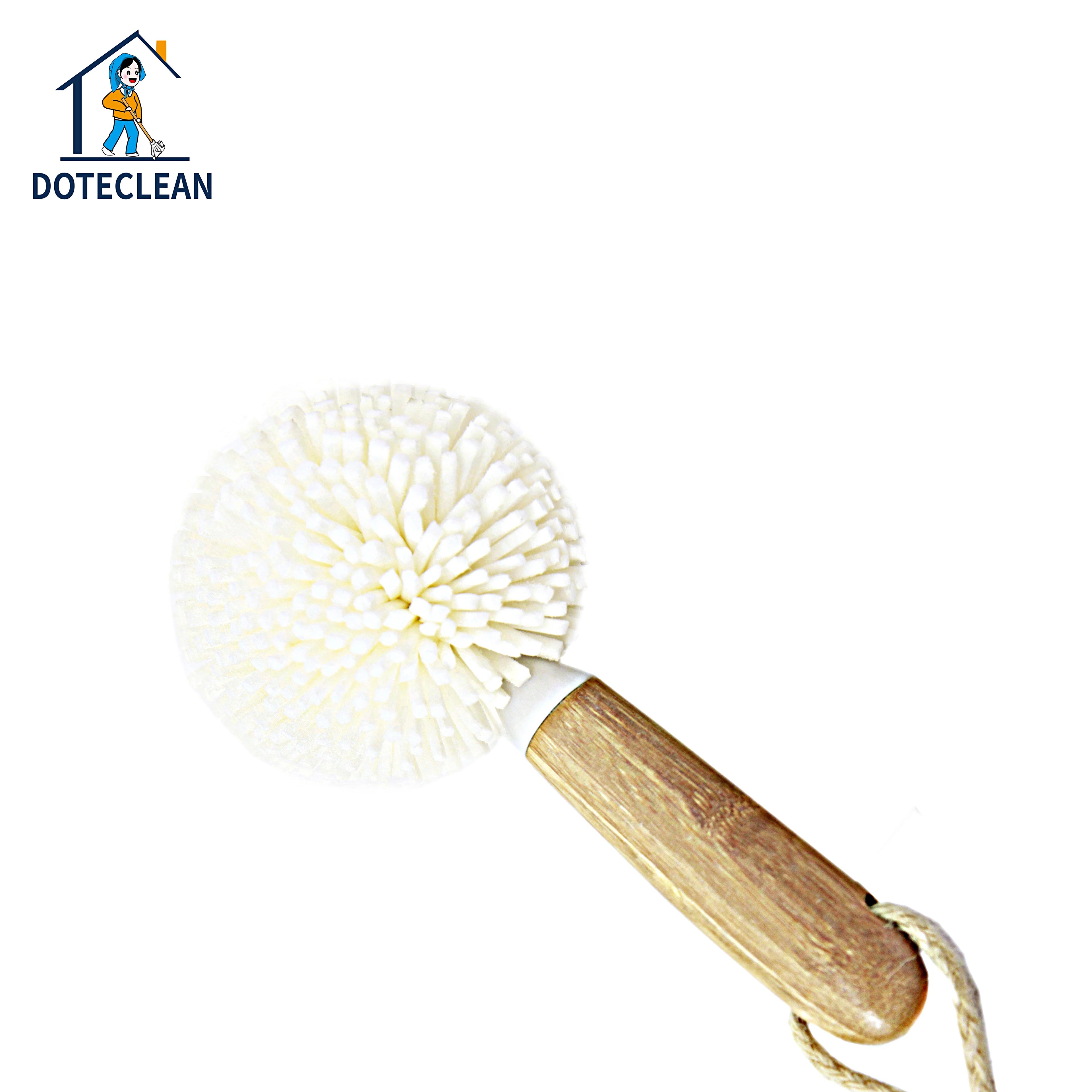 New Multi-Functional Kitchen Cleaning Brush Home Use PP Material with Beech Wood Handle Cleaning Pot Brushes for House