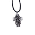Archangel St.Michael Necklace Protect Saint Shield Cross Pendant Religious Amulet Jewelry