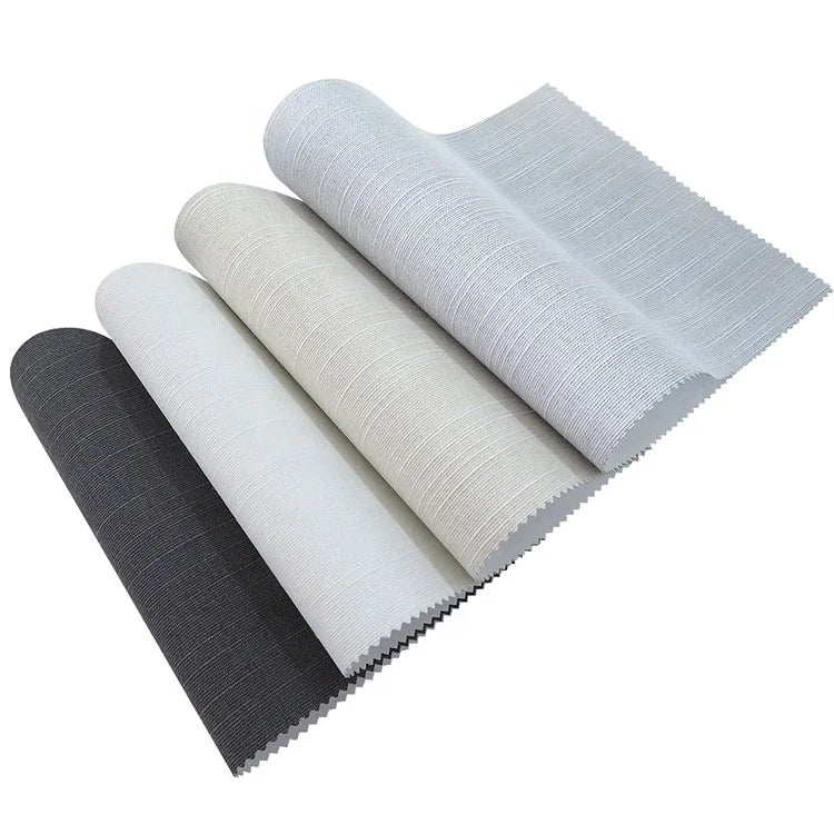 High Quality Waterproof Fireproof Colorfast Soft Polyester Fiber Smooth Blackout Roller Blinds Fabric