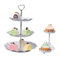 Wedding Crown Three-layer Cake Rack Accessories Birthday Fruit Dim Sum Rack Zinc Alloy Fruit Tray Rack Accessories