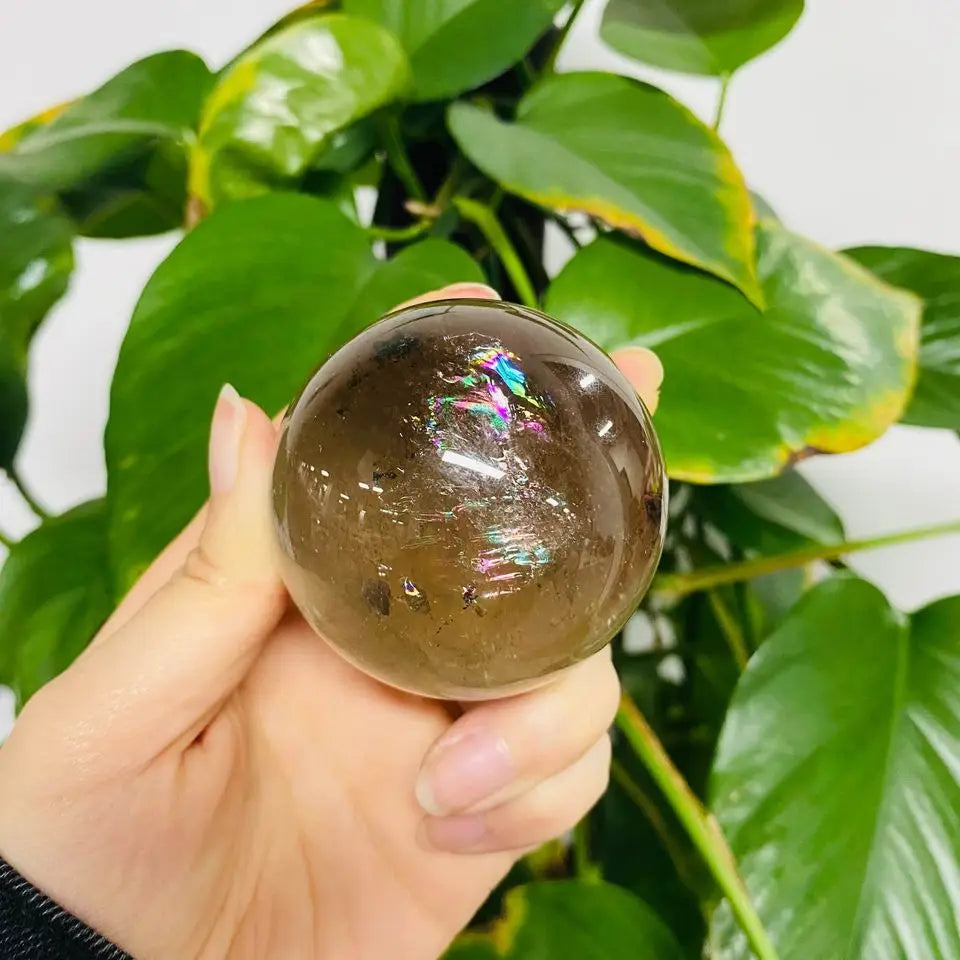 Hot Selling Smoky Quartz Spheres Crystal Balls Smoky Quartz Ball for Crystal Healing and Spirit Energy