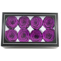 Yunnan a Grade 4-5cm Eternal Preserved Real Roses Dried Flowers Blue/Purple Multi-Color for Graduation Christmas & Thanksgiving