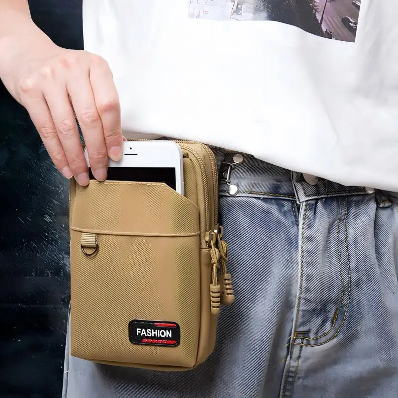 Camping Hunting Sports Bag EDC Molle Bag Purse Nylon Waist Bag Outdoor Waist Fanny Pack Men Phone Pouch