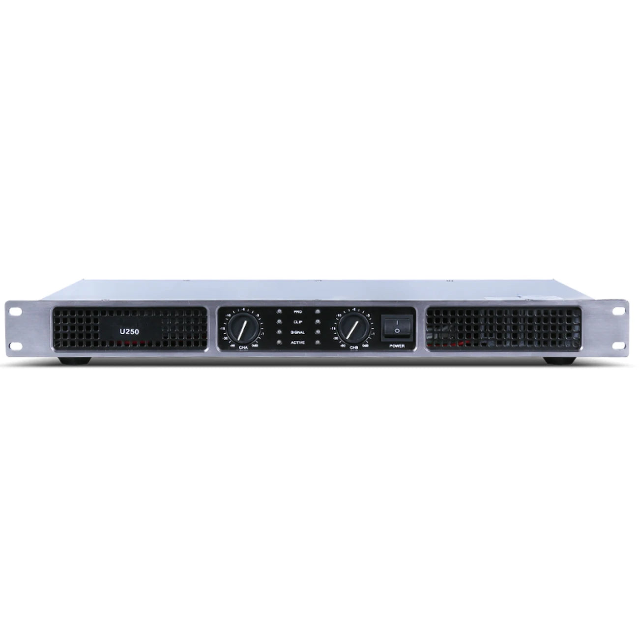 Depusheng U250 1U Professional High Power Amplifier 300W*2 Audio Power Amplifier for Conference Home Theater