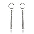 2021 Fashion Women Jewelry Geometric Earring Safety Earrings Silver Metal Earrings