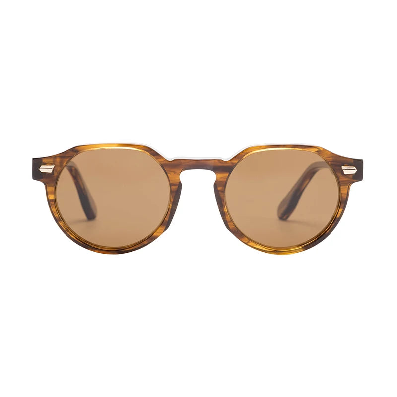 2025 New Fashion Designer Retro Vintage Eyeglasses Uv400 Custom Gafas De Sol Acetate Square Frame Polarized Shades Sunglasses