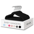 Premium Children's Velvet Hangers Durable Single Tier Eco-Friendly Strong Weight Bearing Flexible Design 360 Swivel Hook for