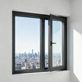 Multi Chamber Thermal Break Heat Retention Weather Resistant Rural House Aluminum Glass Casement Window