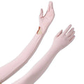 Custom logo UV protection Sun Women Arm Length Gloves Compression Summer Car Driving Long Gloves Arm Sleeve