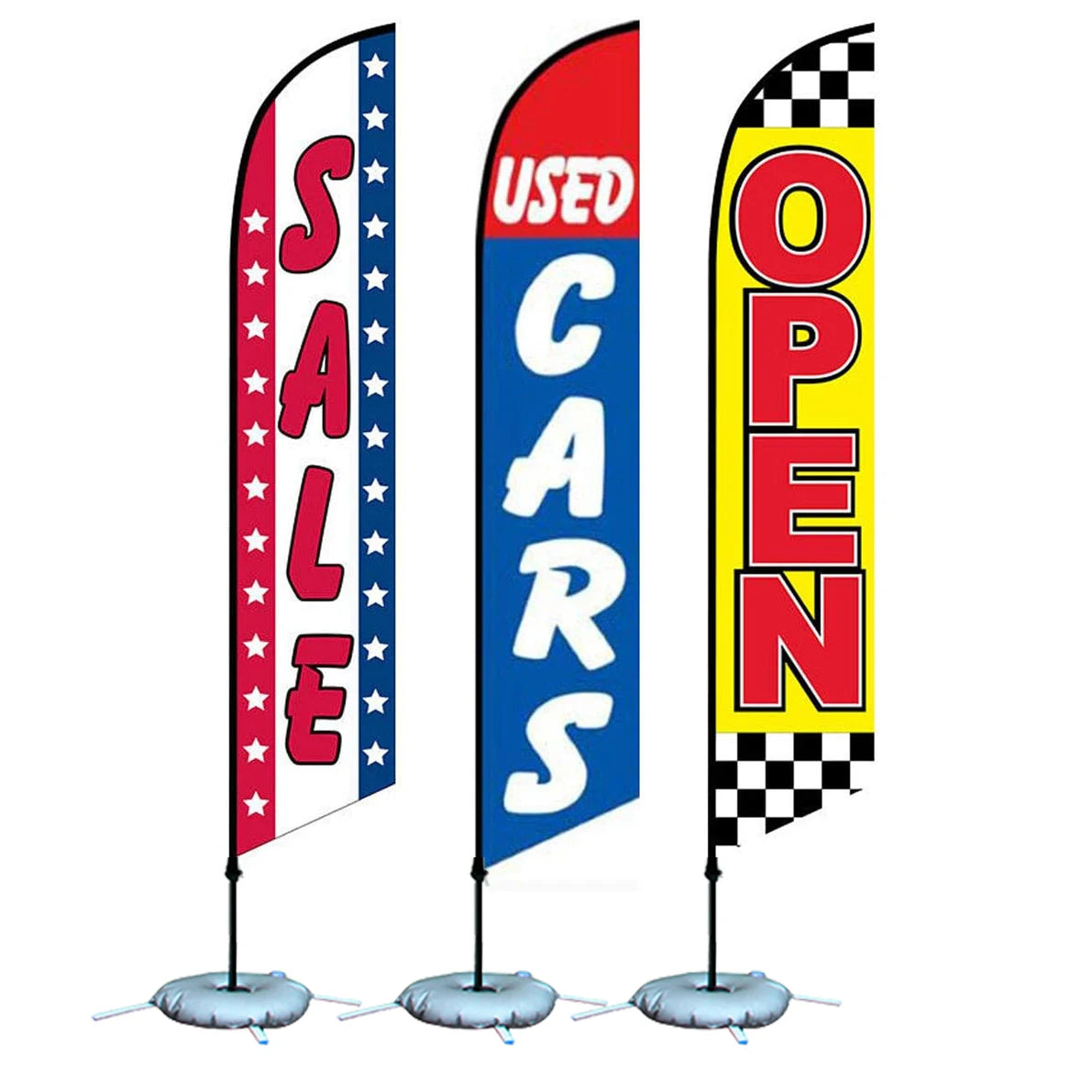 Factory Selling Low Price Outdoor Digital Printed Promotional Business Advertising Sale Car Shop Feather Flag Banner