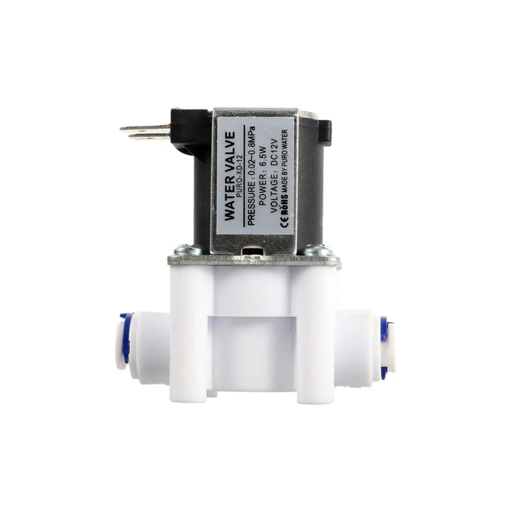 1/4" Water Purifier DC12V DC24V Normally Closed Electric Water Inlet Solenoid Valve Water Flow Switch