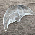 HZ Wholesale Natural Crystal Hand Carved Labradorite Sun Moon Face Crystals Healing Stone Crafts for Decoration
