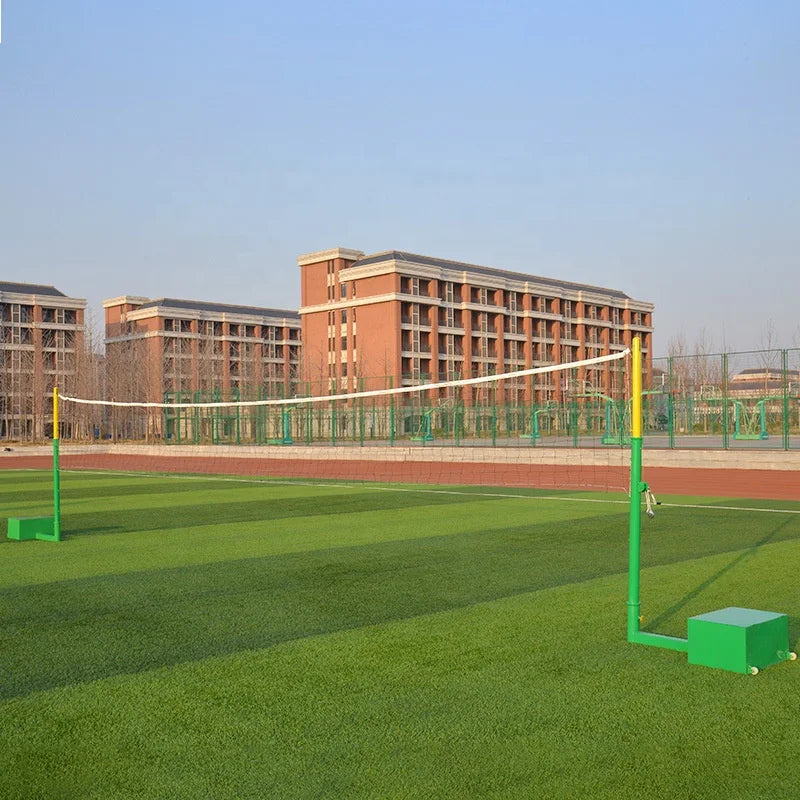 Portable Movable Sports Badminton Pole Tennis Pole Post Volleyball Net with Poles