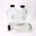 New Coming Pretty Flint Glass Wine Bottle Packaging Unique Wine Bottles 350ml 500ml