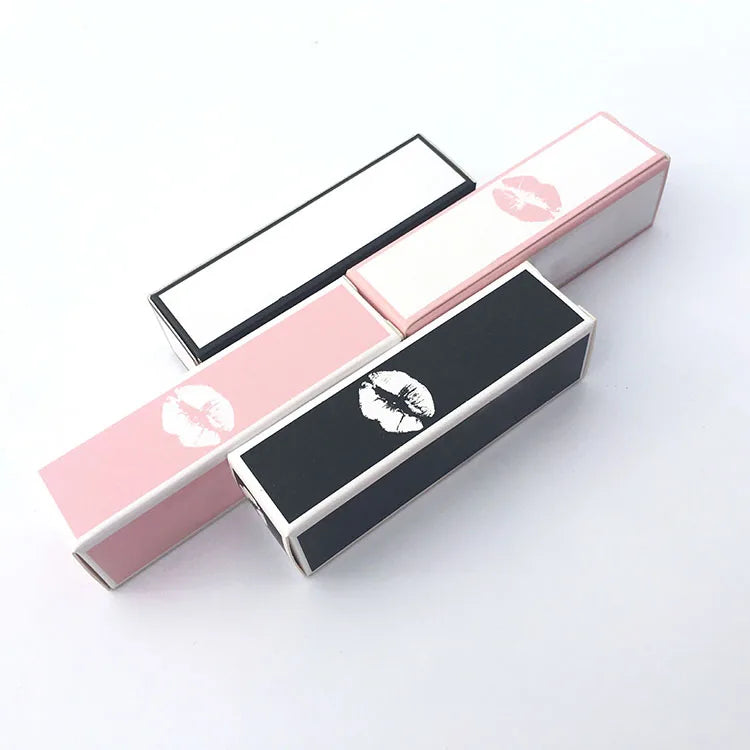 Customized Printing logo Luxury Cosmetic Paper Boxes Lipstick Skincare Makeup Packaging