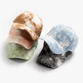 2021 New Design Tie Dye Gradient Ramp Baseball Cap Korean Street Fashion Twill Common Plush Unisex