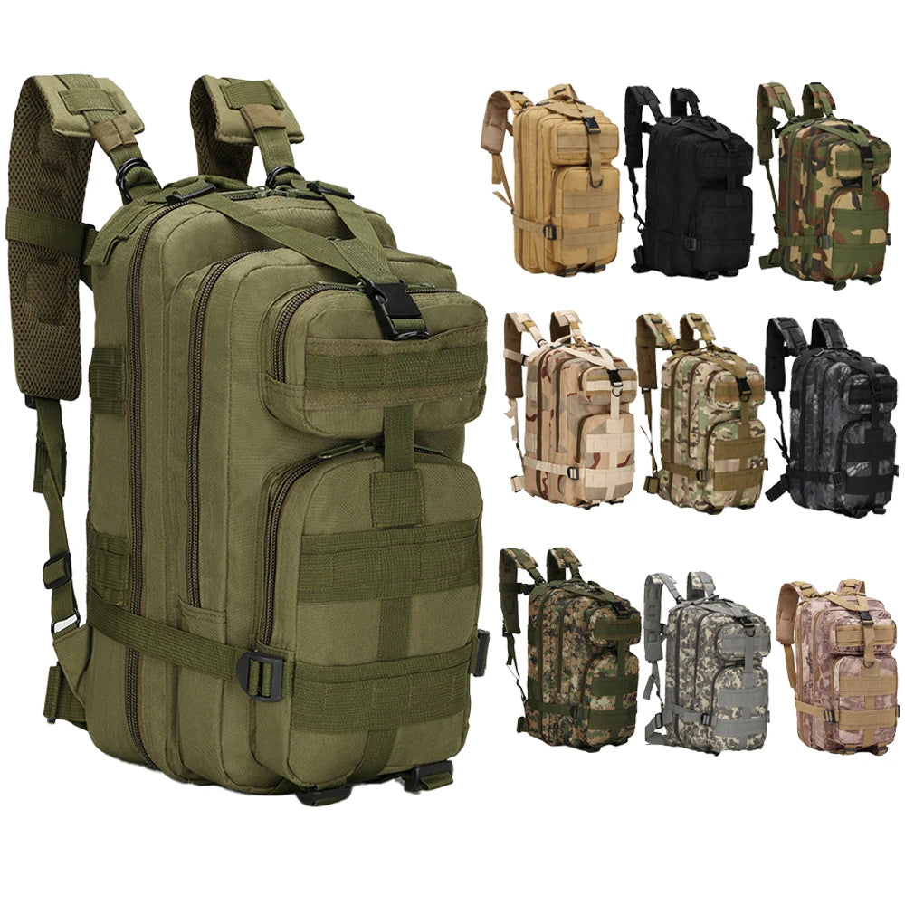 Stocks Outdoor Rucksack 25L Camping Waterproof Tactical Backpack Sports Camping Hiking Trekking Fishing Hunting Bags