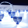 Hanukkah Menorah String Lights Chanukah Decoration Chanukah Decorative String Lights