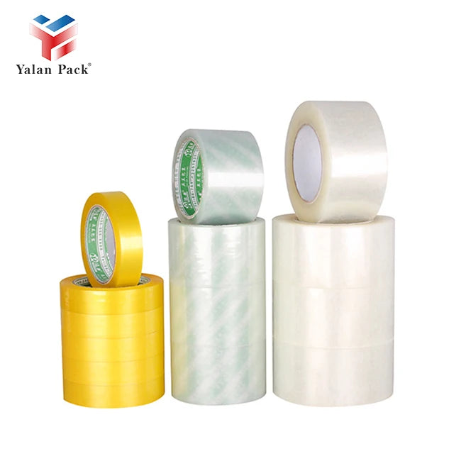 Yalanpack Bopp Single Sided Tape Water-Activated Acrylic for Carton Sealing Heat-Resistant Waterproof Packing Box Sealing Tape