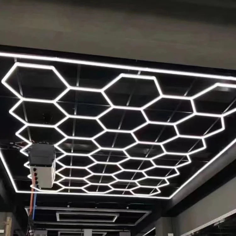 Whosale Price Light Ceiling Hexagon Ceiling Light Hair Dresser Studio Detailing Light