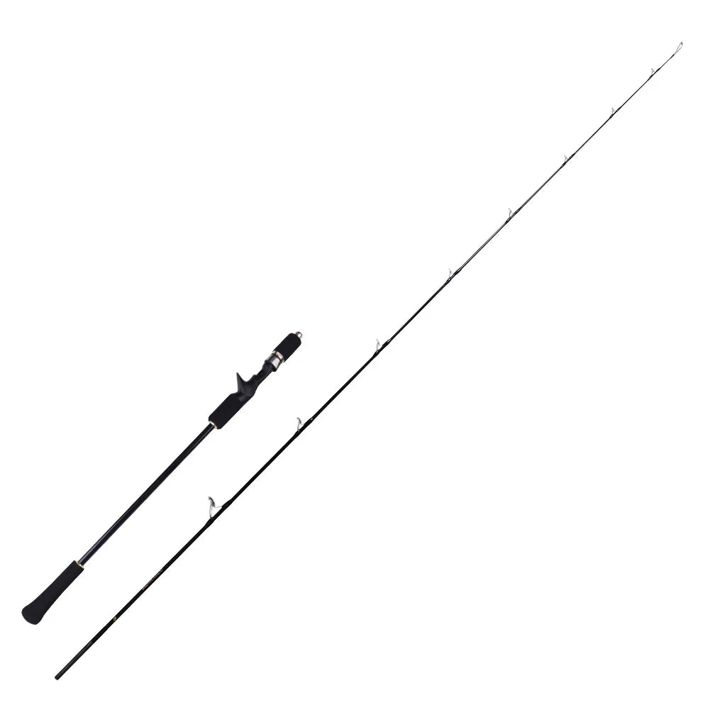 Fishing Rod for Casting /Spinning Slow Jigging Rod1.83m 1.98m Light Jigging Rod Solid Tip Rubber Tail Octopus Fishing Rod