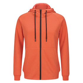Custom Logo Heat-Transfer Printed Full-Zip Unisex Fleece Hoodie 100% Cotton Solid Winter Sweatshirt