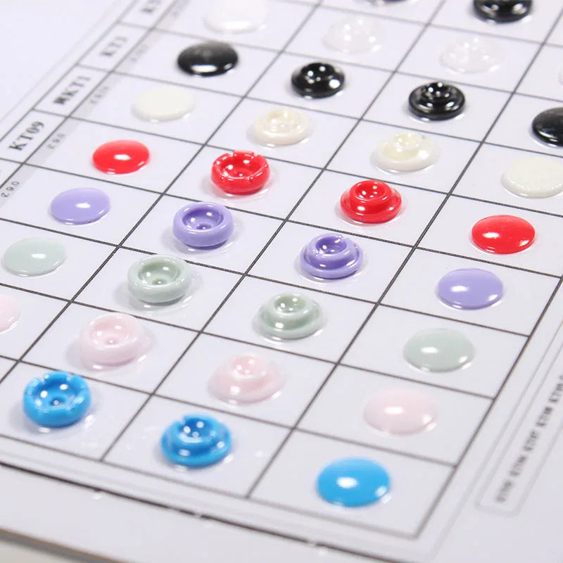 High Quality Recycled ABS Plastic Snap Button Fastener Wholesale for Garments Bags Baby Use Covered Technique Logo Decoration