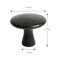 DIY New Handmade Mushroom Shaped Natural Bian Stone Gua Sha Board for Face Neck Beauty SPA Relaxing Massage Stone