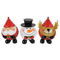 Best Outdoor Metal Crafts Winter Santa Snoman Reindeer Tabletop Home Decoration Children Gifts Christmas Decorations Christmas