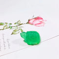 Diy DIY Wholesale Natural Gemstone Hand Carved Healing Stone 1.5 Inch Marine Agate Tortoise Crystal Crafts for Home Decoration