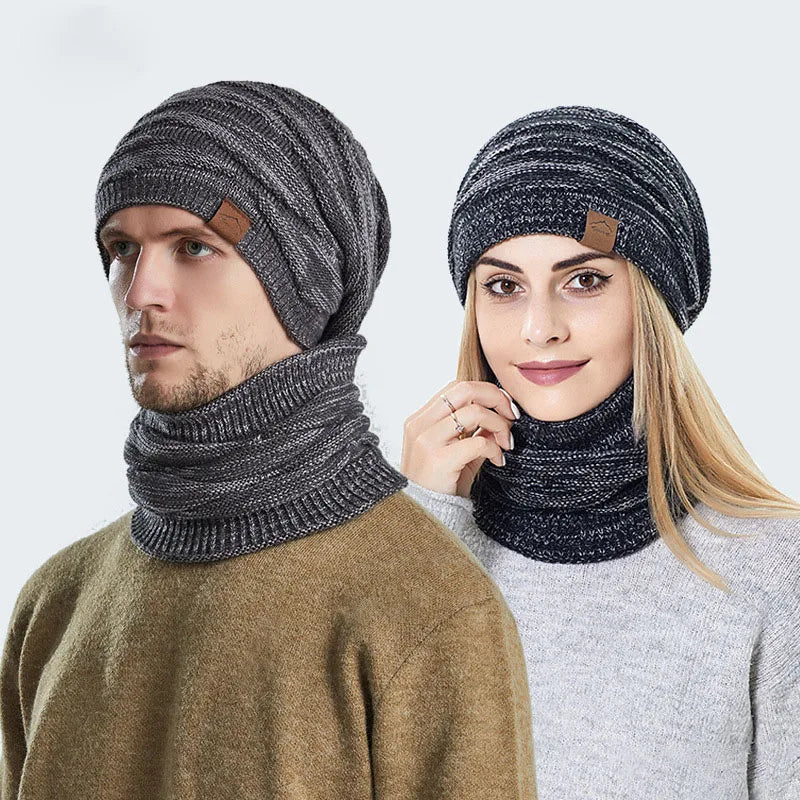 Knitted Hat Autumn and Winter Warm Pullover Hat  Winter Warm Hats for Couples