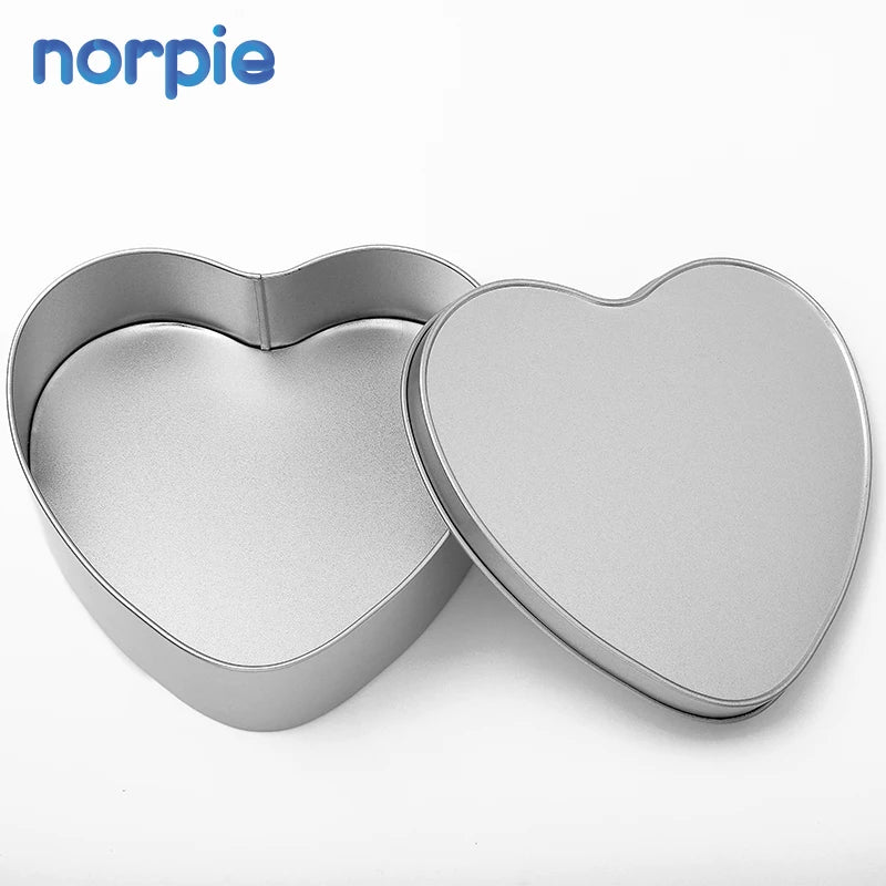 Gift Box Heart Shape Lovely Iron Tin Storage Box Sublimation Candy Box
