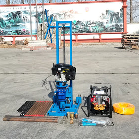 New Portable Handheld Gasoline Core Drilling Rig with Gearbox Pump Motor & Bearing for Soil Sample Survey Max 25m Depth