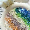 JC Crystal New Design Crystal Loose Beads for Jewelry Making Faceted Watermelon Shape Glass Crystal Beads