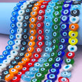 JC Crystal Wholesale New Design Evil Eye Glass Heart-shaped Beads  Evil Eye Beads for Jewelry Making