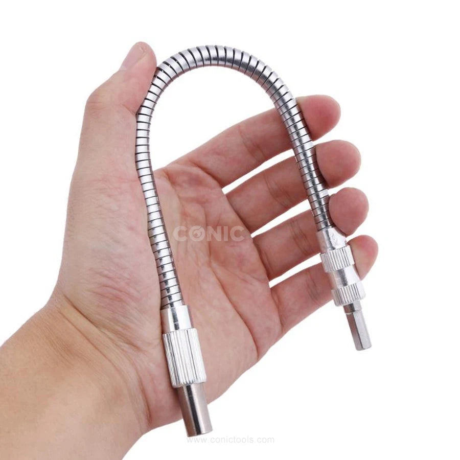 High Strength Metal Flexible Snake Bit Screwdriver Bit Holder Connect Hex Shank Extension Flexible Shaft
