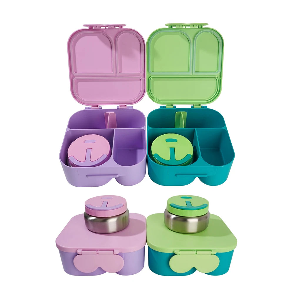 Thermal Lunchbox Waterproof Lunch Box Recycled Vaccum Warmer Tiffin RPET Kids Bento Lunch Box With Insulated Food Jar