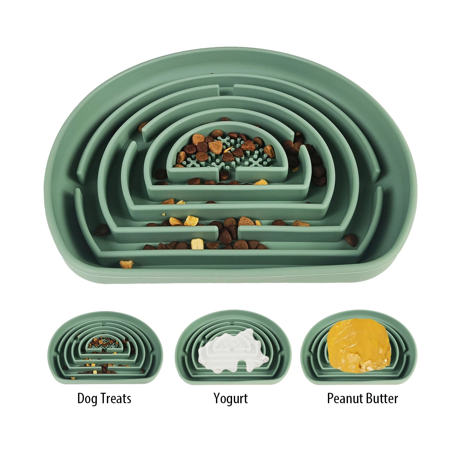 Customized Logo Silicone Slow Feeder Anxiety Relief Licking Pad Lick Mat Dog & Cat Square 21x18cm Silicone Lick Mat Pad Bowl