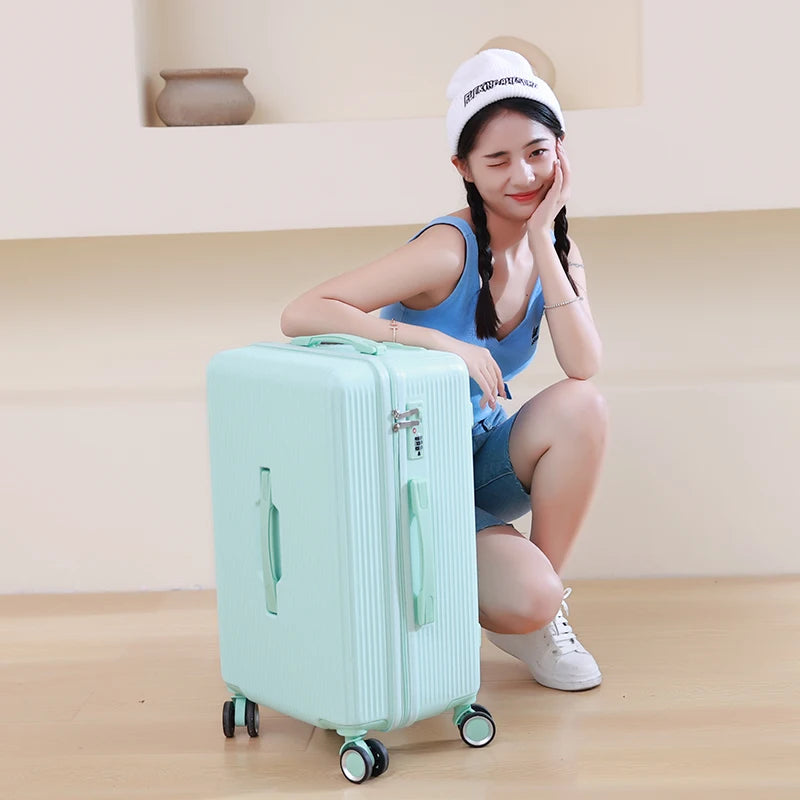 24 Inch Sturdy Suitcase for Women 20 Inch Suitcase for Men Boarding Case Student Suitcase