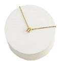 Minimalist Jewelry 18 Karat Gold Plated A-z Letter Charms Pendant Stainless Steel Initial Charms Necklace for Diy Jewelry Making