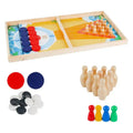 WEI WEI TIGER Bounce Chess 5 1 Double Player Battle Chess Bowling Flying Chess Ice Hockey Children Parent-Child Board Game