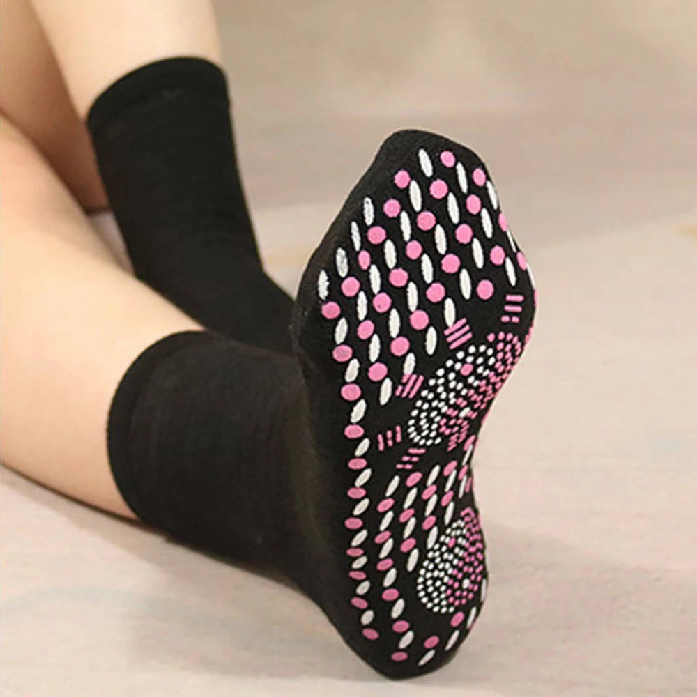 Self-heating Magnetic Socks for Women Men Ski Cycling Socks Tour Magnetic Therapy Comfortable Winter Warm Socks Pression