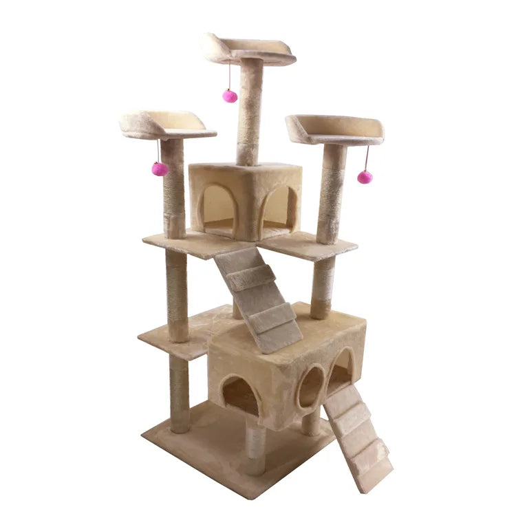 Big Scratching Furniture Cando Cat Scratching Post Tower Cat Trees House for Kittens