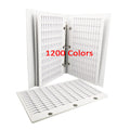 Super Large Space House 1200 528 Colors Fashion Lightweight Nail Gel Polish Swatch Chart Art Book Nail Color Display Book