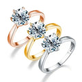 Custom Gra Certified Diamond Moissanite Ring 925 Sterling Silver 14k 18k Gold 0.5 1 2 Ct Carat for Women Wedding Jewelry Set