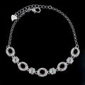 Sterling Silver 4*5mm Semi Mount Bracelet Empty Support Blank Claw Setting S925 Mountain Base Holder Without Stone Inlay for DIY