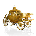 OEM Electric Horse Drawn Carriage Princess for Sale Classic Hollow Cinderella Pumpkin Horse Wedding Carriage